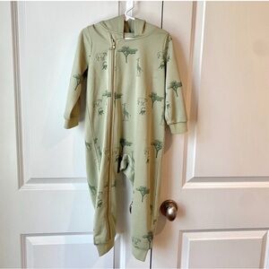 **RARE** Mini Rodini eco conscious hooded onesie